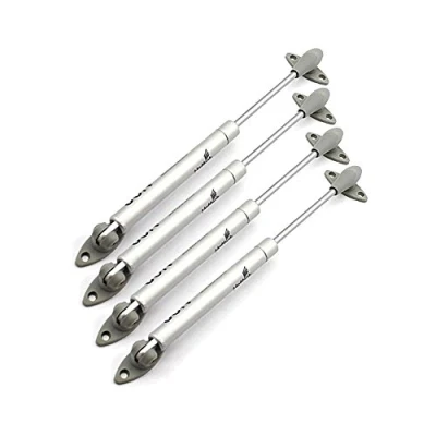 Image of Hettich 80N Kitchen Cupboard Wardrobe Cabinet Door Lift Stay Support Hydraulic Spring Gas Strut Piston Pneumatic for Flap Fittings 49610 Soft Close Hinge Mechanism Germany Brand Pack of 4
