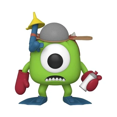 Image of Funko POP! Disney Pixar: Monsters Inc 20th Mike Wazowski With Mitts Collectable Vinyl Figure Gift Idea Official Merchandise Toys for Kids &amp; Adults Movies Fans