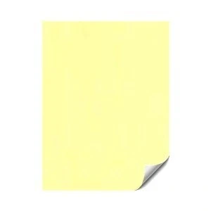 Image of 50 Sheets A4 Pastel Light Yellow 80GSM Paper Printer Copier Craft Office Stationery 20+ Colours Available