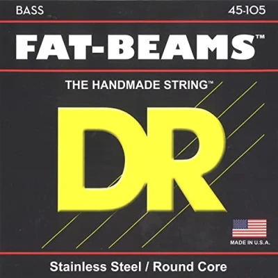 Image of DR FB 45 Strings FAT BEAM™ Stainless Steel Bass Strings: Medium 105, Silver