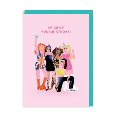 Image of Spice Girls Birthday Card