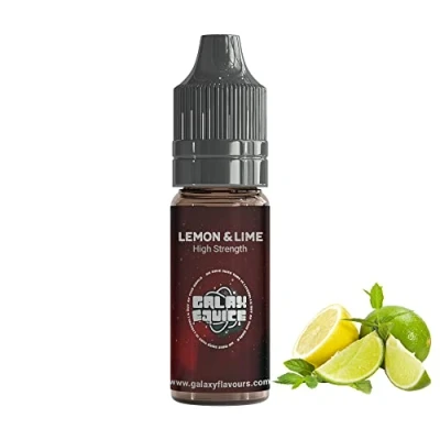 Image of Lemon and Lime High Strength Flavouring 230+ Flavours Galaxy Food 50ml Bottle