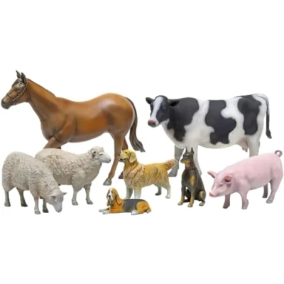 Image of TAMIYA 35385 1:35 Diorama Set Pets 2 (8) Model Building, Plastic Kit, Crafts, Hobby, Gluing, Unpainted