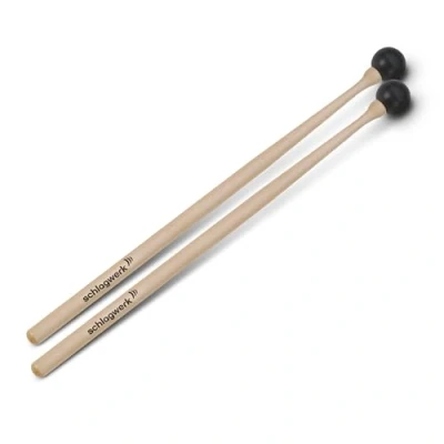 Image of percussion felt mallet Beater with rubber head, extra hard inch