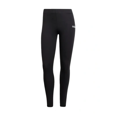 Image of adidas Women&#039;s ESSENTIALS LINEAR COTTON LEGGINGS, Black/White, XXS