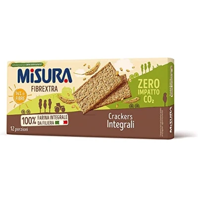 Image of Misura Fibrextra Whole Wheat Crackers 385g (Pack of 6)