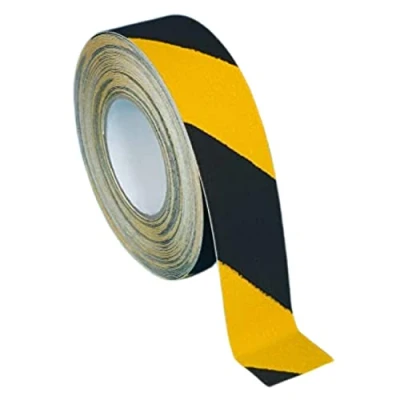 Image of Anti Slip Tape 100mm wide x 18.3M long, Non Self Adhesive Tape, BLACK/YELLOW