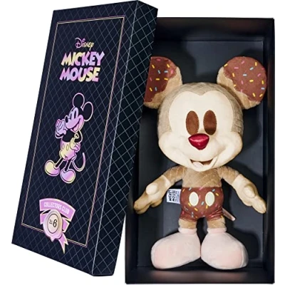 Image of Simba 6315870311 Disney Ice Cream Mickey Mouse June Edition, Amazon Exclusive, 35 cm Plush Figure in Gift Box, Special, Limited Edition Collectible, Soft Toy Suitable for Children from Birth