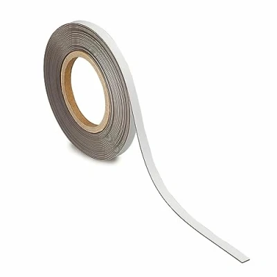 Image of MAUL 10 m x 20 1 mm Magnetic Labelling Tape Marking Band White