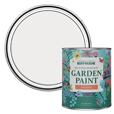 Image of Rust Oleum Purple Mould Resistant Garden Paint In Satin Finish Fleur 750ml