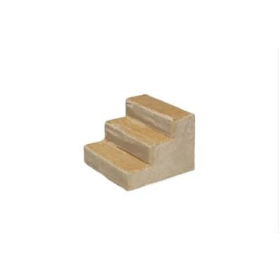 Image of Easy Step dog stairs in beige Removable cover L43 cm W41 H29