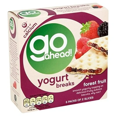 Image of Go Ahead Yoghurt Breaks Forest Fruit 5 per Pack of 6