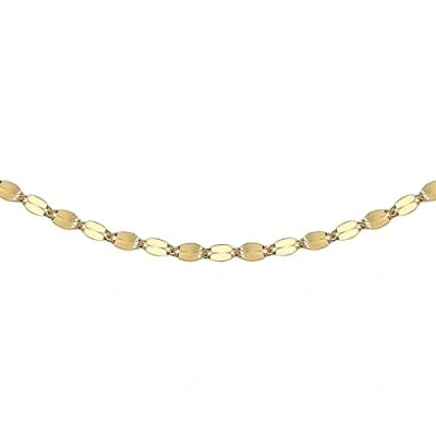 Image of Carissima Gold Women&#039;s 18 ct Yellow Sparkle Forzatina Chain Necklace