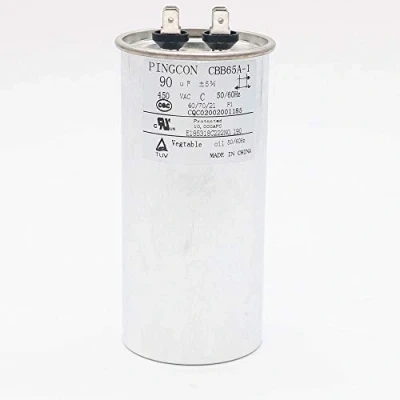 Image of DollaTek 90uF CBB65 Capacitor Motor Running for Air Conditioner 450VAC SH 40/70/21 50/60Hz