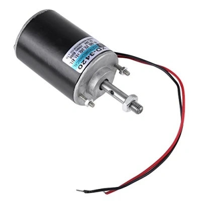 Image of Mini 12V/24V CW/CCW Permanent Magnet DC Motor Reversible Electric Gear High Speed Low Noise for DIY Generator(DC 24V 7000RPM)