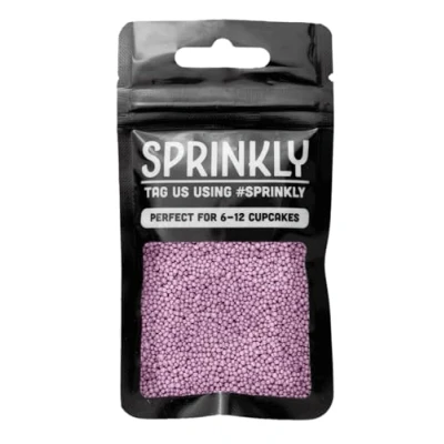 Image of SPRINKLY Glimmer 100&#039;s &amp; 1000&#039;s (No E171) Pastel Aubergine 30g
