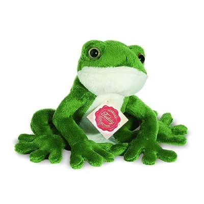 Image of Teddy Hermann 92020 Frog 5,9&quot;/15 cm, Soft Toy, Plush Toy