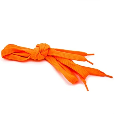Image of The Glowhouse Orange Neon Shoe Laces Bright UV Shoelaces x 1 Pair