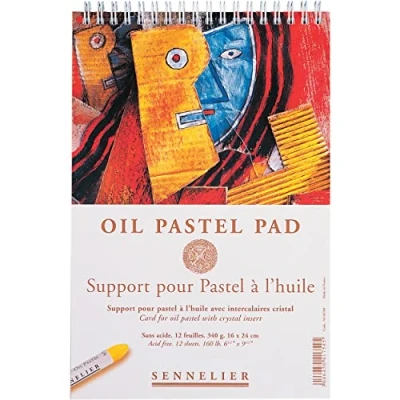 Image of Sennelier Oil Pastel Pads 24x16cm (9.5x6in)