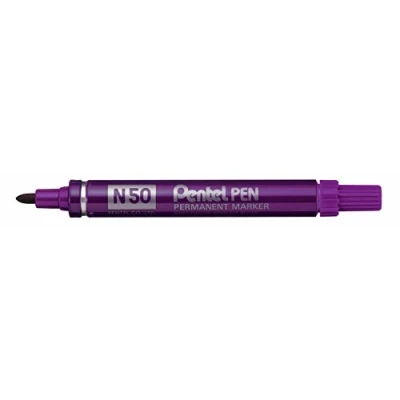 Image of Pentel N50 Bullet Point Marker Violet (Pack of 12)
