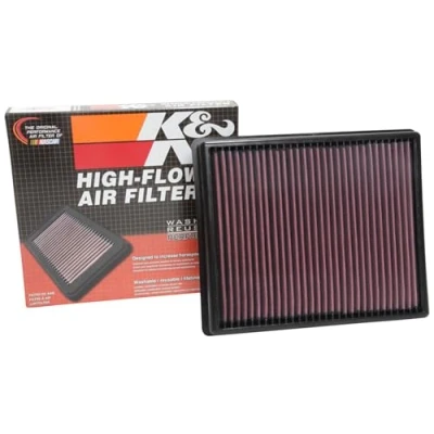 Image of K&amp;N Air Filter Compatible with Volkswagen Crafter 2.0D 2017 (33 3120) Red