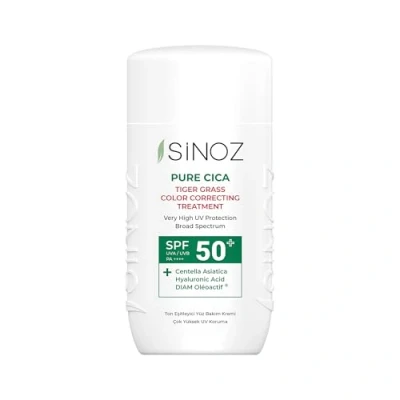 Image of Sinoz,Pure Cica Color Correcting Treatment Fluid Sunscreen SPF50+ / PA++++