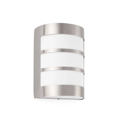 Image of Cela 1 Light Outdoor Wall Matt Nickel IP54, E27