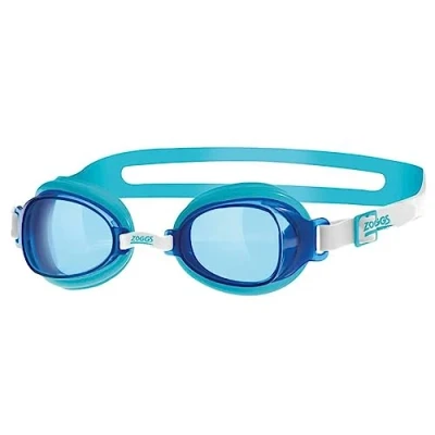 Image of Zoggs Unisex&#039;s Otter Swimming Goggles, Aqua/White/Tint, One Size