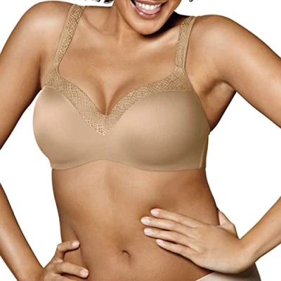 Image of Playtex Women&#039;s Secrets Body Revelations Underwire Bra Solid, Nude, 40DD