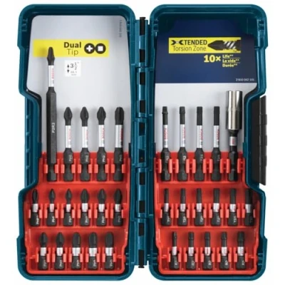 Image of Bosch 32 Piece Impact Tough Screwdriving Bit Set SBID32