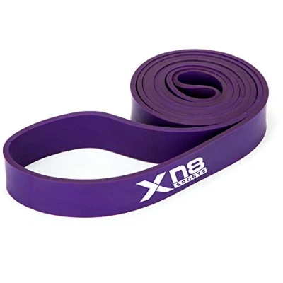 Image of XN8 Resistance Bands Pull Up Assist Loop for Powerlifting and Yoga Exercise, Fitness, Training Stretching Men Women (Purple)