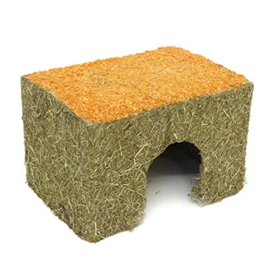 Image of Rosewood Naturals Carrot Cottage House for Guinea pigs, Chinchillas and Degus , Medium