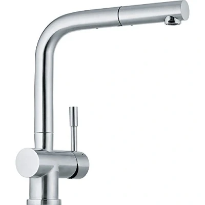 Image of Franke High Pressure Kitchen tap spout Made of Stainless Steel Atlas Pull Out 115.0192.840, Grey