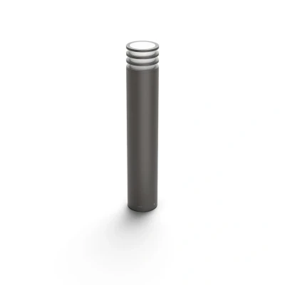 Image of Philips Hue Lucca LED bollard light, anthracite