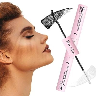 Image of Lash Bond Clusters Glue Waterproof,5g And Seal, Strong Hold 2 In 1 Lashes Glue, Waterproof Long Lasting Clue For Individual Eyelash Extensions Pekmar