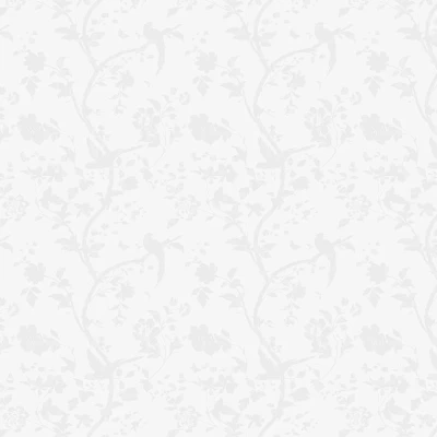 Image of Laura Ashley Oriental Garden Pearlescent White Wallpaper