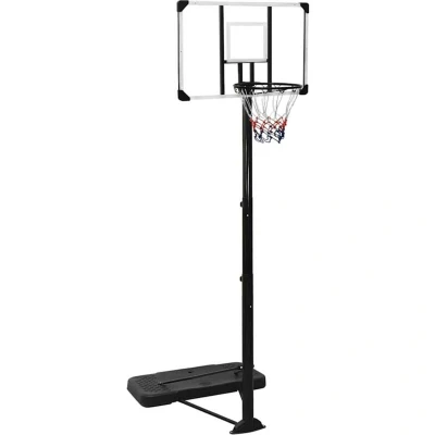 Image of vidaXL Basketball Stand Transparent 256 361 cm Polycarbonate