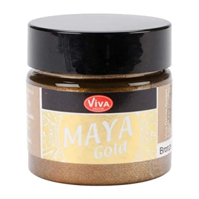 Image of Viva Decor 50 ml Maya Gold Paint, Orange