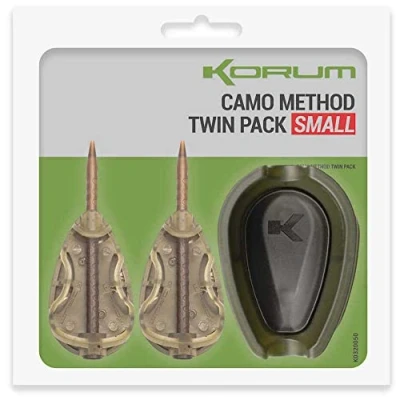 Image of Korum Camo Method feeder Twin Pack Small