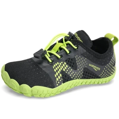 Image of Water Shoes Barefoot Kids Boys Toddlers Aqua Swimming Wet Reef for Beach Pool Sport Non Slip Quick Drying（Black Green 31）