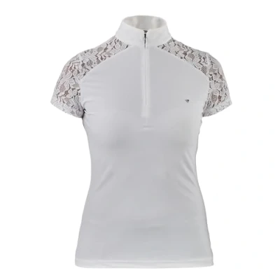 Image of Aubrion Shires Children&#039;s Ambel Show Shirt White 7/8 Yearsrs,