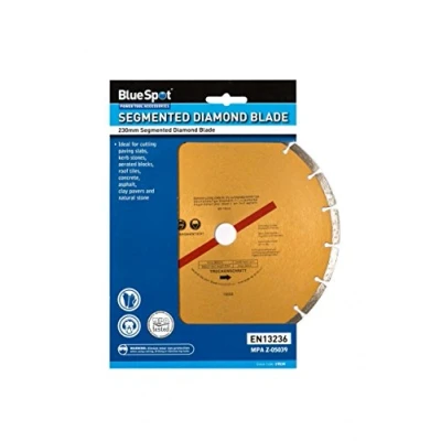 Image of Blue Spot Tools 19534 230MM (9&quot;) Segmented Gold Diamond Dry Cutting Disc