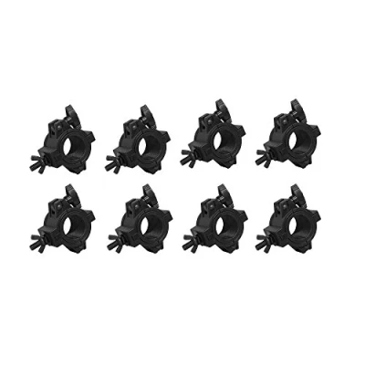Image of 8 x CHAUVET CLP 10 CLP10 HALF COUPLER DJ LIGHTING FIXTURE CLAMP WITH INSERTS