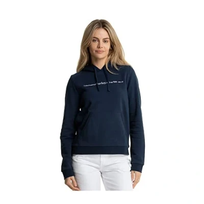 Image of Hurley Women&#039;s Certifited Tm Hooded Fleece Hoodie, Mood Indigo, M
