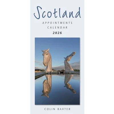 Image of 2026 Scotland Calendar: Appointments Slim Wall Calendar Month to View 12 Months Hanging Wiro Bound