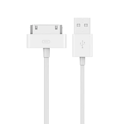 Image of Usb2.0 To Apple 30 Pin Cable 1m White