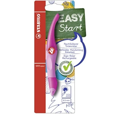 Image of Ergonomic Rollerball STABILO EASYoriginal Right Handed Pack of 1 Light Pink/Dark Pink