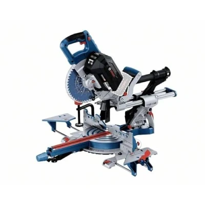 Image of Bosch Professional BITURBO Cordless Mitre Saw GCM 18V 216 DC (Saw Blade Dia: 216mm, Bluetooth Module, SDS Lock, in Cardboard Box)