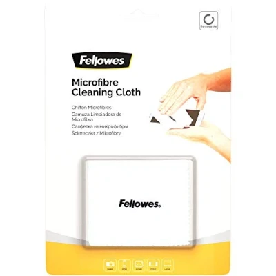 Image of Fellowes 9974506 Microfibre Cleaning Cloth, white