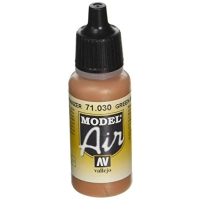 Image of Vallejo Model Air 17 ml Acrylic Paint Green Brown